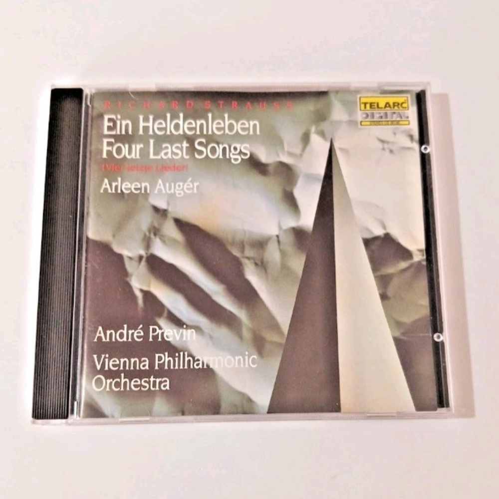 Strauss Ein Heldenleben Four Last Songs CD Andre Previn Arleen Auger Telarc 1989